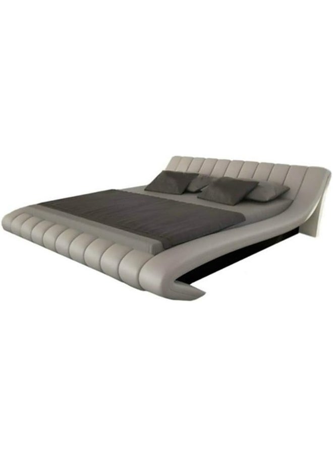 R2R FURNITURE - Celeste Faux Leather Bed Queen Size (160X200) - Image 1