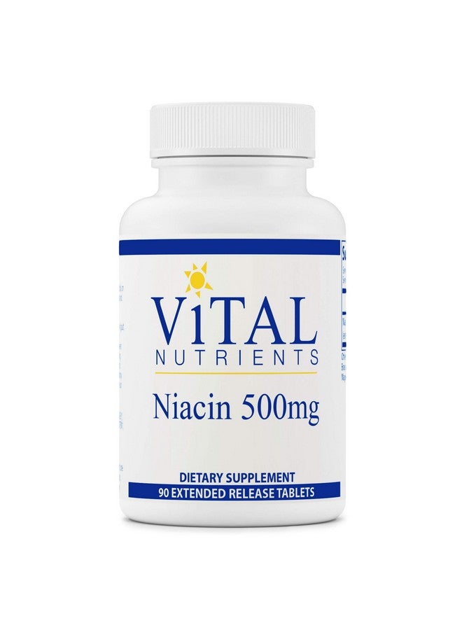 Vital Nutrients Niacin 90 Extendedrelease Tablets Per Bottle 500 Mg - Image 1