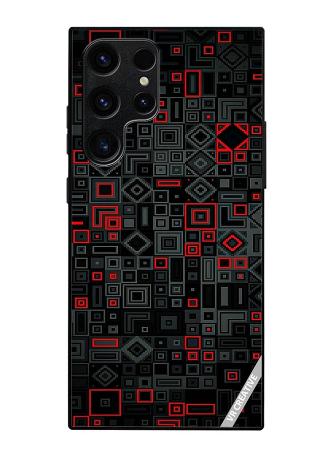 Protective Case Cover For Samsung Galaxy S25 Ultra Abstract Design Multicolour