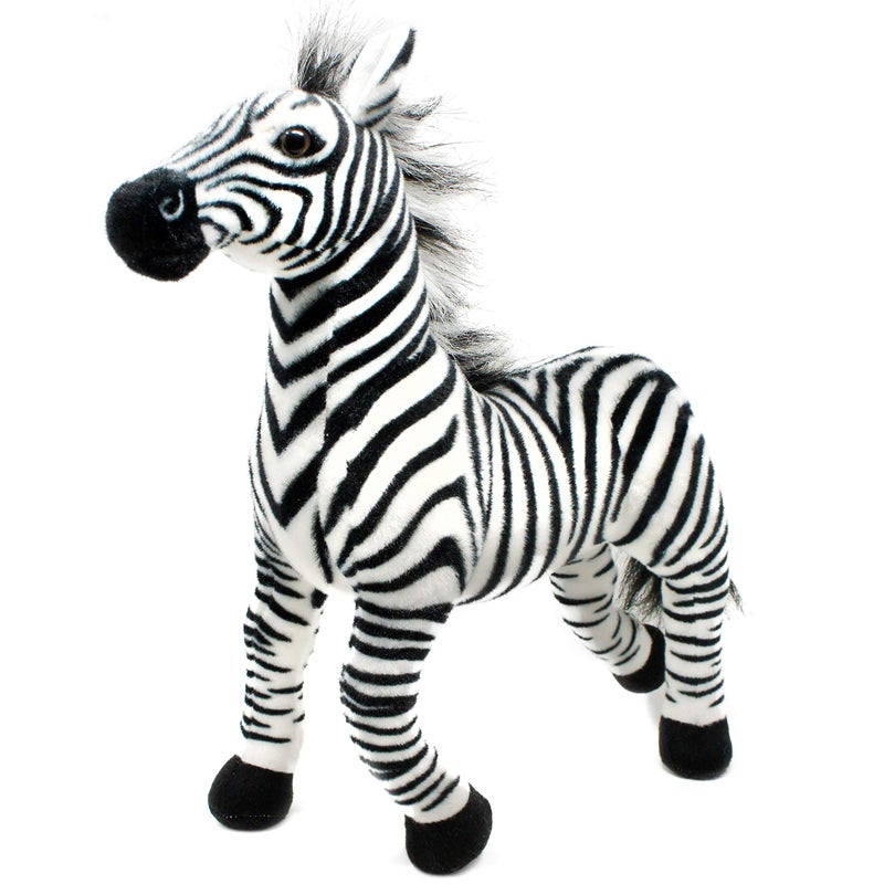 TigerHart Zebenjo The Zebra - 16 Inch Stuffed Animal Plush - Image 1