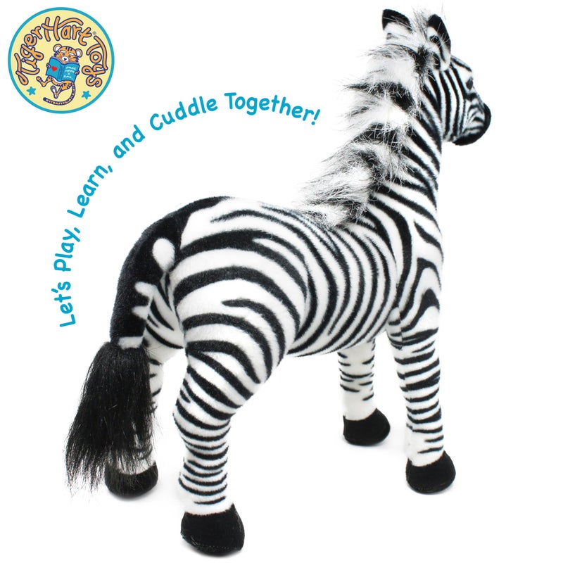 TigerHart Zebenjo The Zebra - 16 Inch Stuffed Animal Plush - Image 5
