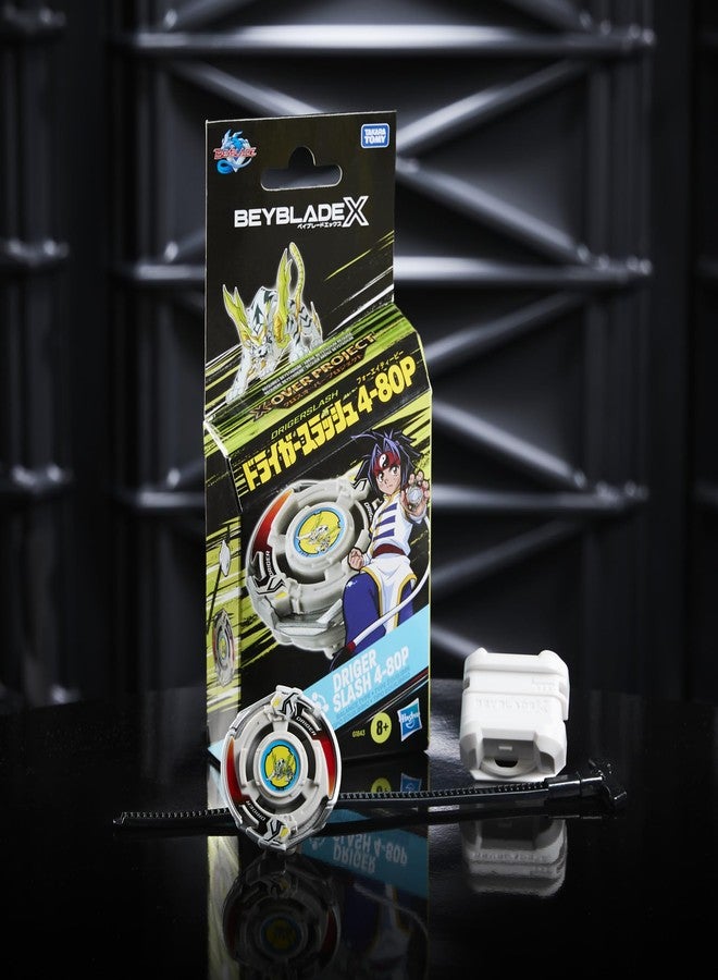 Beyblade X X-Over Project Driger Slash 4-80P Starter Pack Set with Takara Tomy Balance Type Top and Launcher, Battling Tops Game Toys, Ages 8+ - Image 5