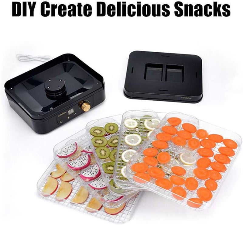 windforgecraft Electric Food Dryer, 5 Layers Professional Adjustable Dehydrator Machine, ccurate Temperature Control, for Food Fruit Vegetable Meat, Black - Image 4