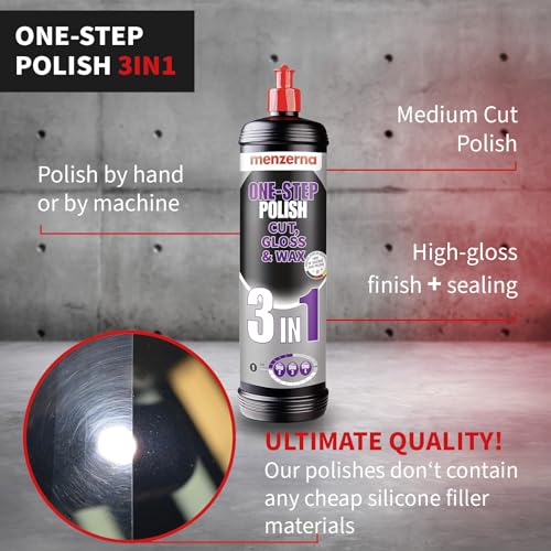 Menzerna 3 in 1 One Step Polish - Medium Cut Polish – high-Gloss Finish and Seal in one (32 fl oz) - Image 3