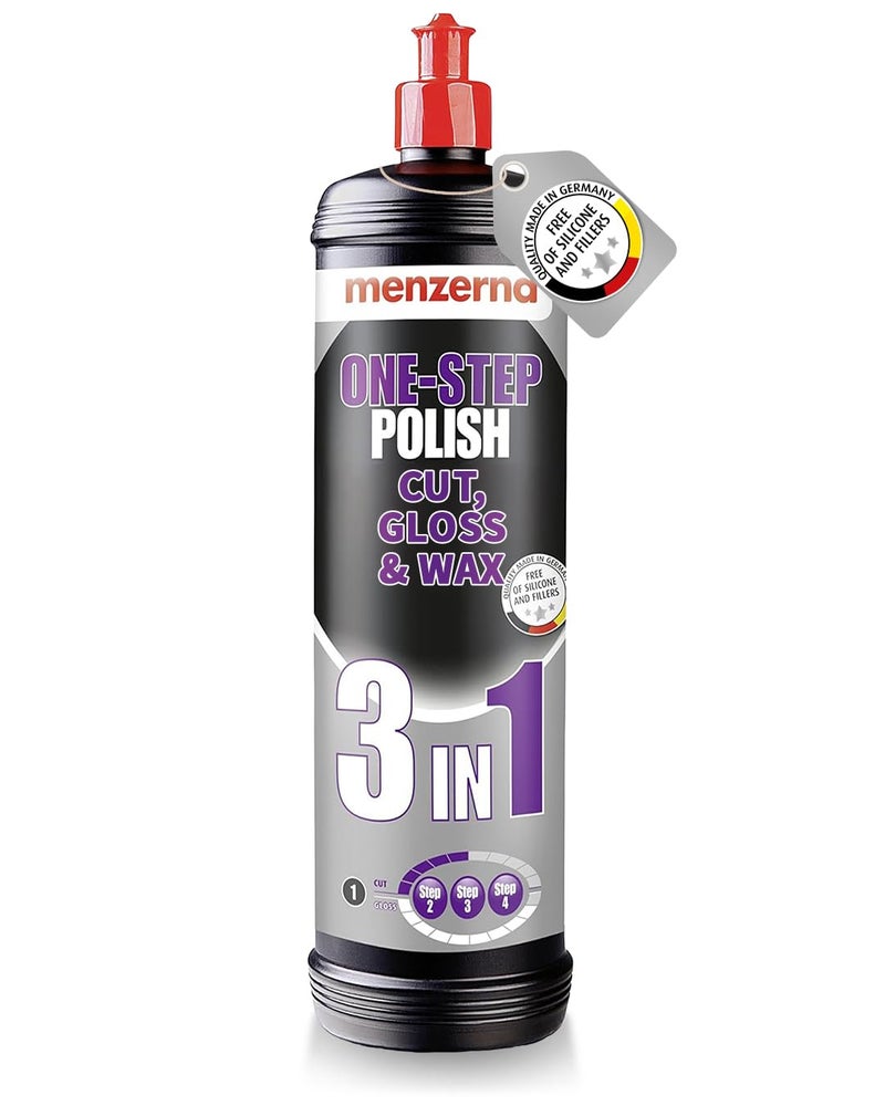 Menzerna 3 in 1 One Step Polish - Medium Cut Polish – high-Gloss Finish and Seal in one (32 fl oz) - Image 1