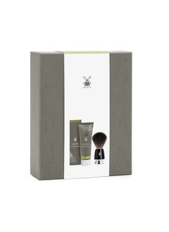Muhle Starter Set Aloe Vera Shaving Cream & Rytmo Black Fibre Shaving Brush  - Image 2