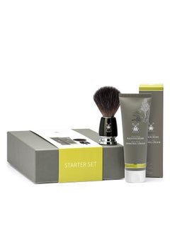 Muhle Starter Set Aloe Vera Shaving Cream & Rytmo Black Fibre Shaving Brush  - Image 1