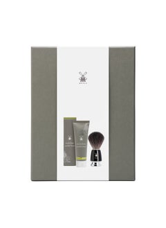 Muhle Starter Set Aloe Vera Shaving Cream & Rytmo Black Fibre Shaving Brush  - Image 5