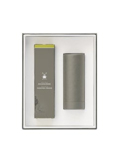 Muhle Starter Set Aloe Vera Shaving Cream & Rytmo Black Fibre Shaving Brush  - Image 3