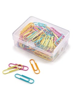 Y&D Paper Clips 28mm Assorted Color Paperclips for Office Premium Paperwork Small Durable Rustproof Holder Letter  - Image 1