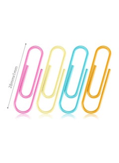 Y&D Paper Clips 28mm Assorted Color Paperclips for Office Premium Paperwork Small Durable Rustproof Holder Letter  - Image 2