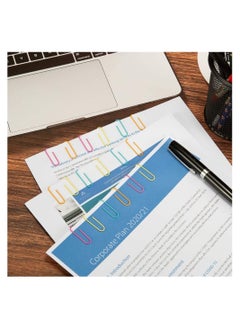 Y&D Paper Clips 28mm Assorted Color Paperclips for Office Premium Paperwork Small Durable Rustproof Holder Letter  - Image 4