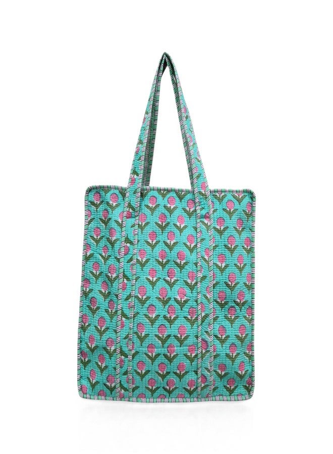 COTSILER Tote Bags Women Lightweight Travel Bag Purse Cotton Shoulder Tote Bag For Shopping Grocery & Beach Bag, Design No 12, Large - Image 1