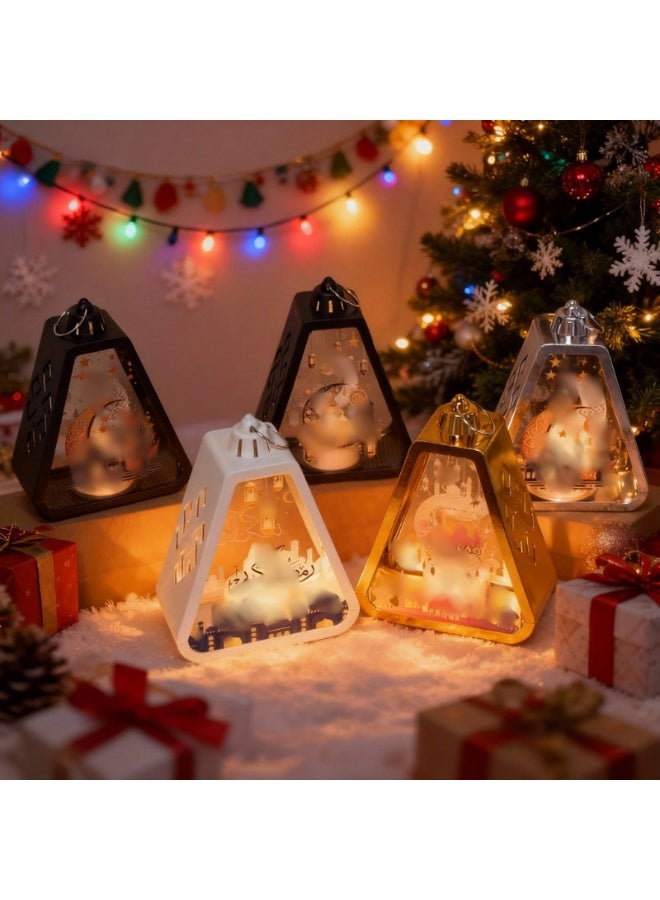 أضواء فوانيس رمضان، فوانيس رمضان المصغرة، زخارف رمضان الجديدة للمنزل، هدايا رمضان للأطفال، شنق فوانيس شمعة لديكور مائدة عيد رمضان - Image 2