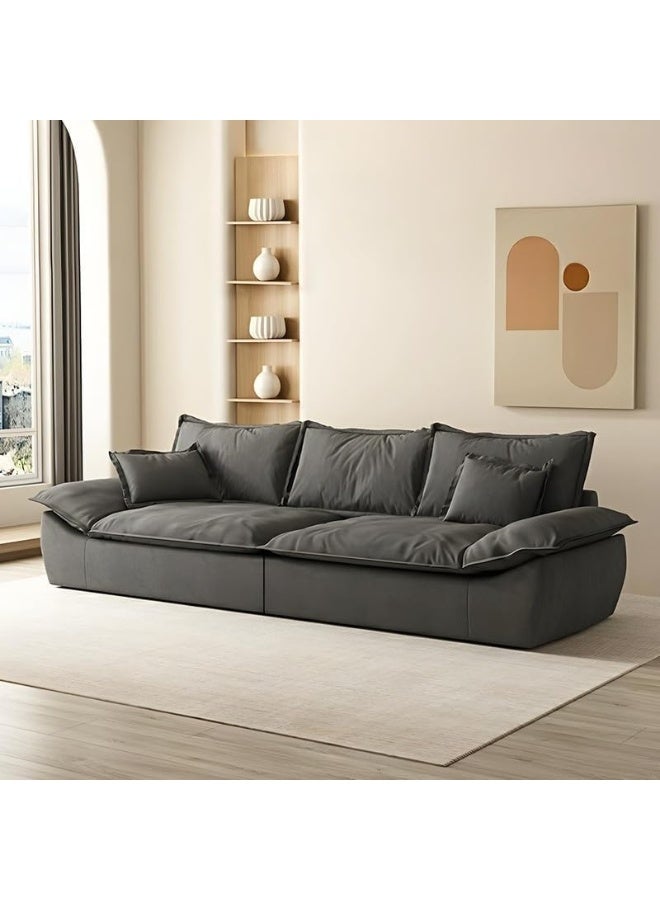 Comfynest Comfynest Modern Tech Cloth 4-Seater Extra Long Sofa 
