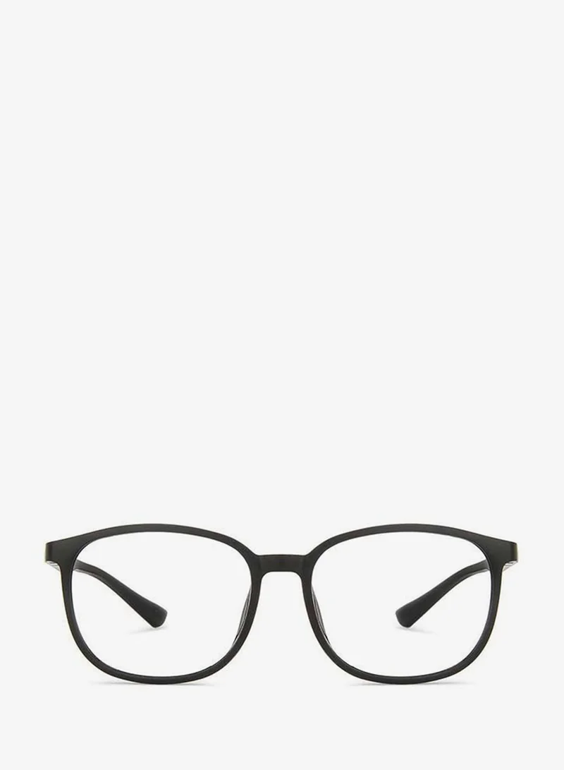 Lenskart Blu Lenskart Blu | Zero Power Full Rim Bluecut & Antiglare Rectangle Shape Computer Eyeglasses LB E13739 - 53mm - Black