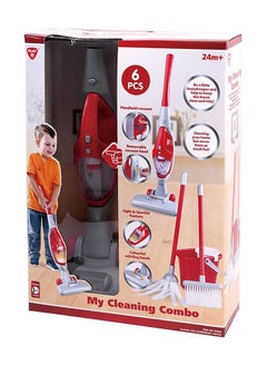 PLAYGO Cleaning Combo Battery Operated – 6-Piece Kids Cleaning Set | Includes Vacuum, Broom, Mop & Bucket  - Image 1