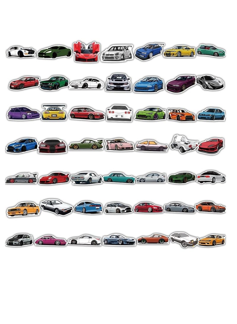 رحام 100 قطعة سيارة ملصقات ، ملصقات سباق الفينيل زجاجة ماء كمبيوتر محمول الغيتار لوح التزلج سجل القصاصات ملصقات السيارات ملصقات للرجال المراهقين والأطفال الكبار - Image 5