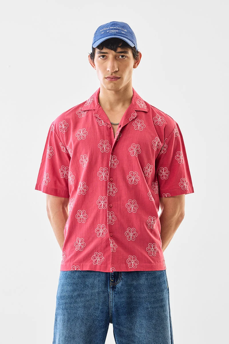 SNITCH قميص مطرز قطن %