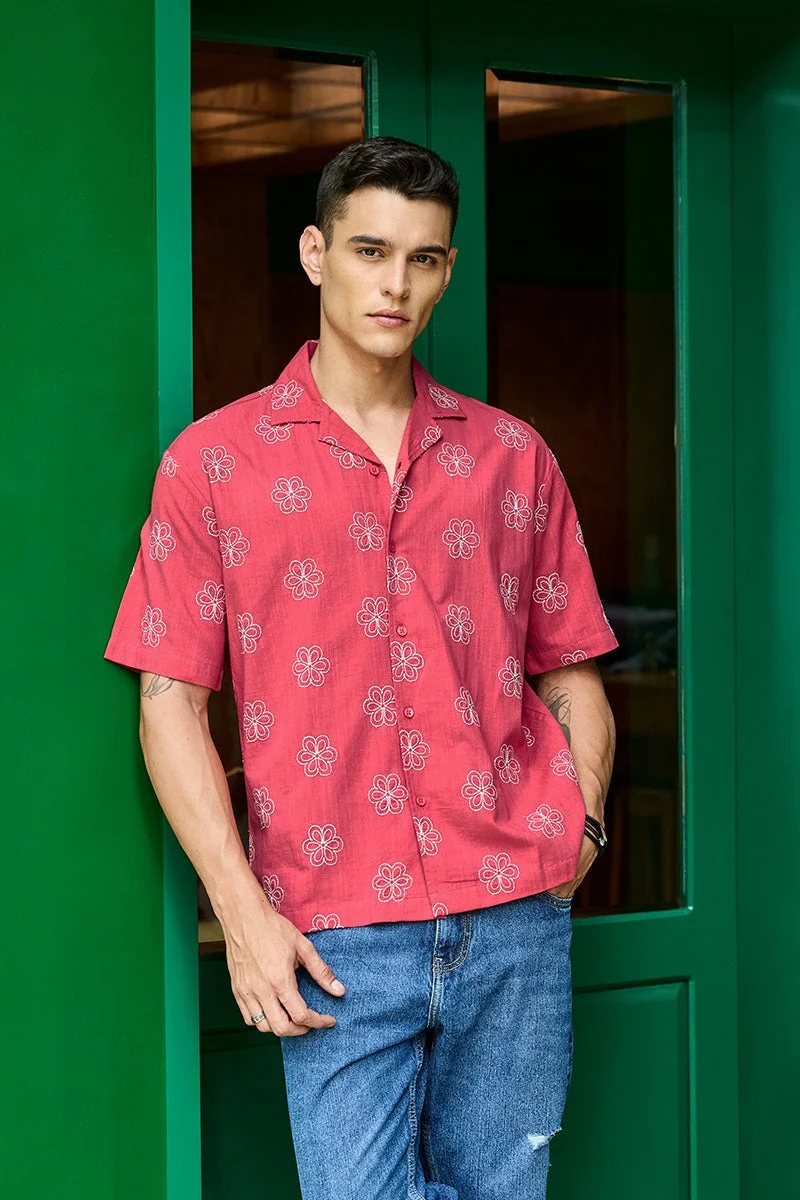 سنيتش قميص مطرز قطن %