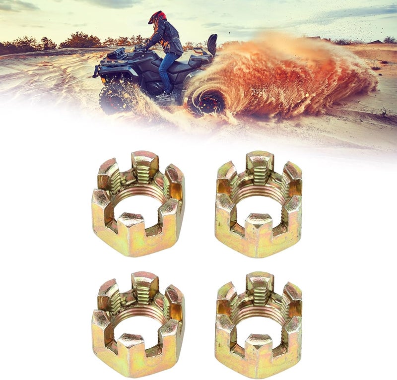 Strong Rear Axles Nut Heavy Duty Metal Construction General Component for Off Road Vehicles & Motorcycles Strong Rear Axles Nut Heavy Duty Metal Construction General Component - Image 2