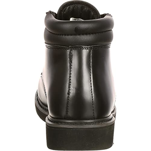 ROCKY Polishable Dress Leather Chukka, Black, Size 9(WI) - Image 5