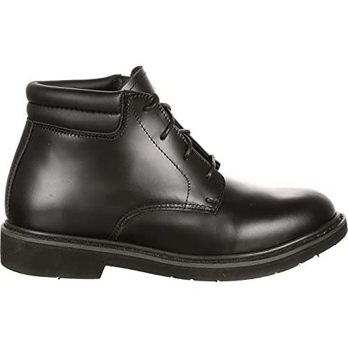 ROCKY Polishable Dress Leather Chukka, Black, Size 9(WI) - Image 2