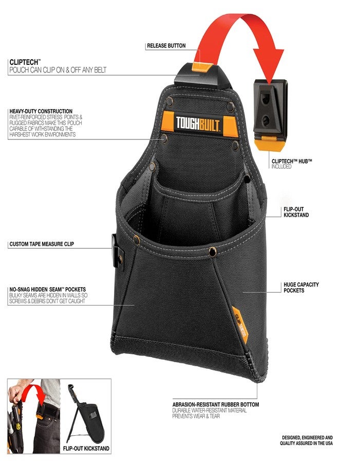 TOUGHBUILT TOU-CT-05 Supply Pouch, Black - Image 2