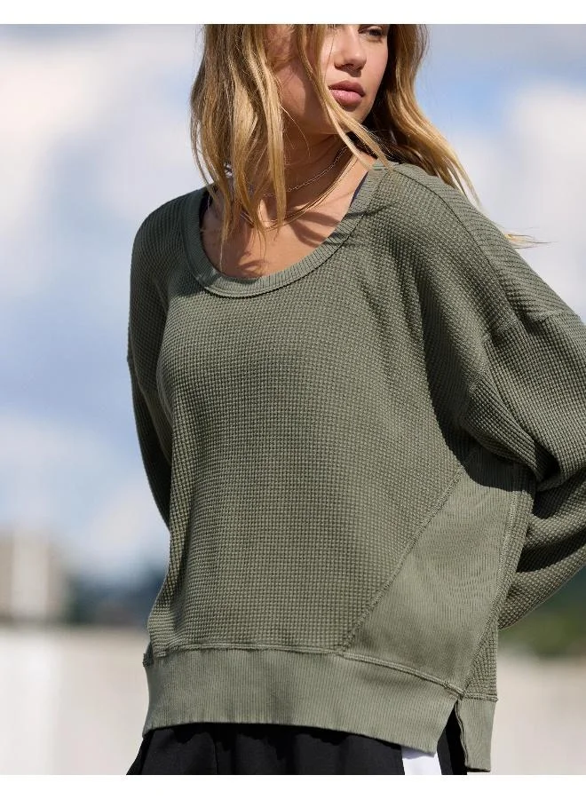 Aerie OFFLINE By Aerie Oversized Wow! Waffle T-Shirt