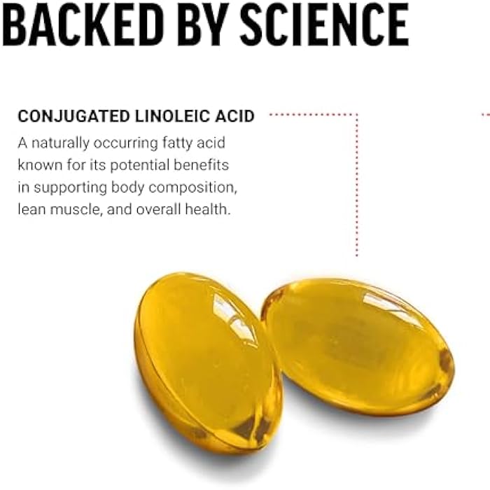 FORCE FACTOR CLA Supplements, CLA 1000 mg, Conjugated Linoleic Acid to Support Body Composition and Lean Muscle Mass, Made from Safflower Oil, Stimulant Free, Non-GMO, 90 Softgels - Image 3