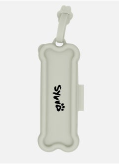 SYVVO Syvvo Bone Shaped Pet Portable Feeder - Grey  - Image 1