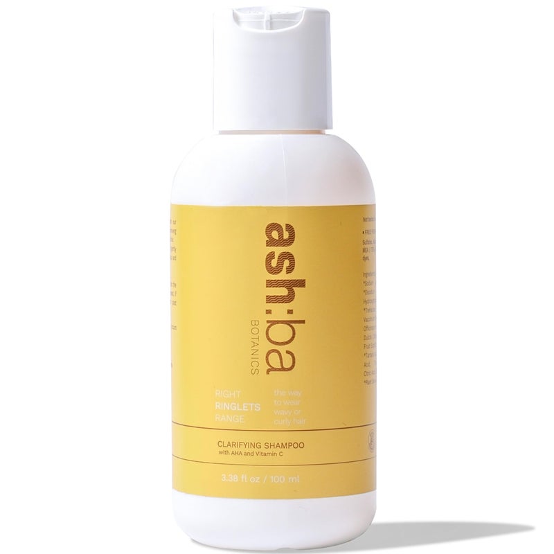 Ashba Botanics Clarifying Shampoo for Hard Water Deep Cleansing Shampoo Removes Product Buildup Exfoliates Scalp With Vitamin C Natural AHAs Sulphate Free For Men Women 100ml - Image 2