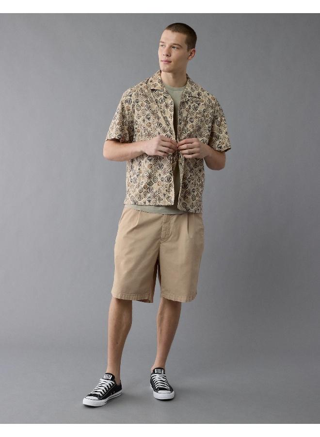 American Eagle AE Printed Button-Up Poolside Shirt - Image 5