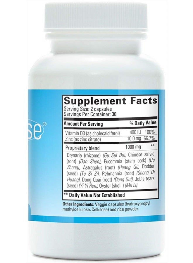 Tango OsteoPhase Natural Bone Support Supplement Aids Calcium Regulation and Promotes Skeletal Bone Health (60 Vegetarian Capsules) - Image 2