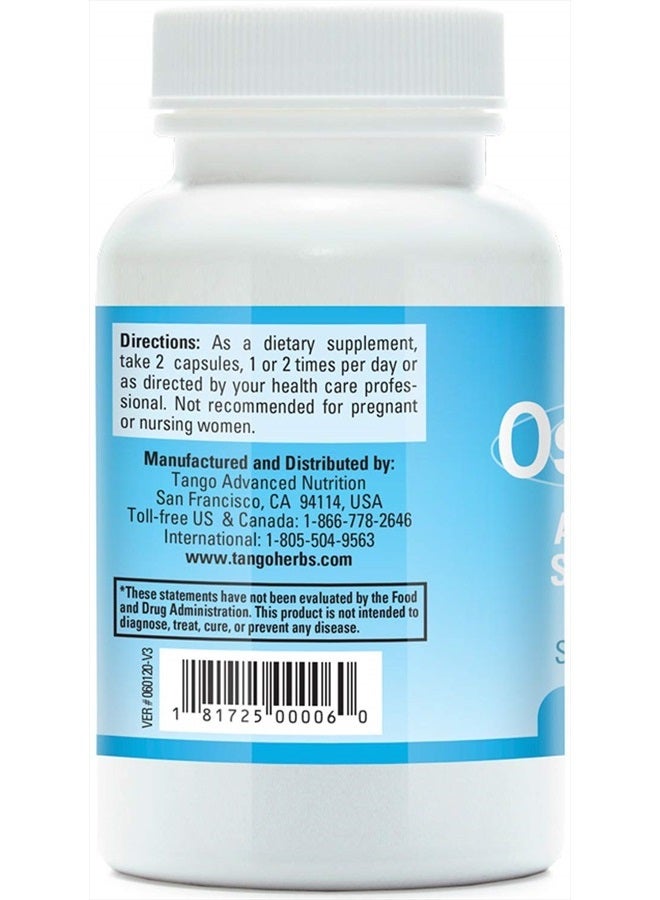 Tango OsteoPhase Natural Bone Support Supplement Aids Calcium Regulation and Promotes Skeletal Bone Health (60 Vegetarian Capsules) - Image 3