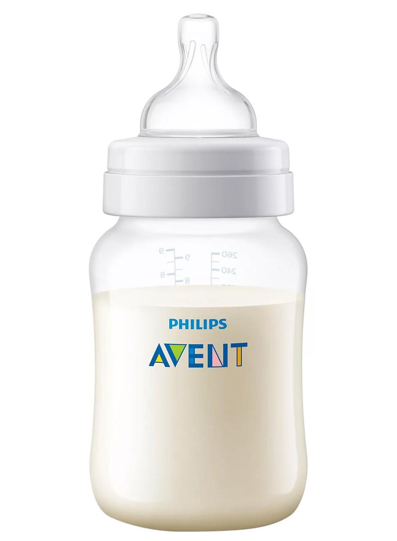 Philips Avent Pack of 1 Avent Bottle Anti Colic With Vent 260Ml X 1, Transparent, 1 Count - Image 1