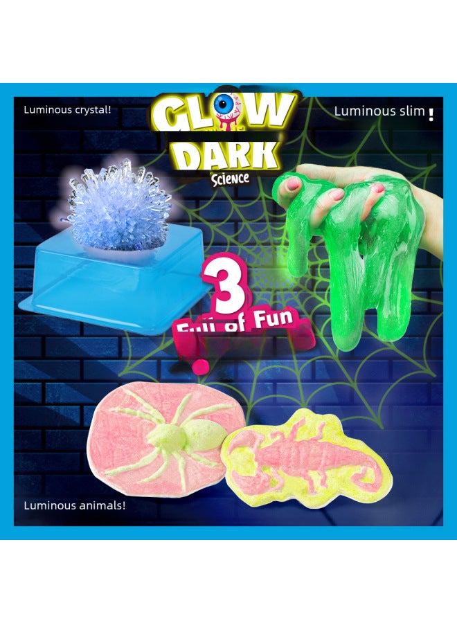Luminous Crystal Science Experiment Suit Student Educational Handmade Toys Volcanic Eruption Technology Production Materials-Specifications:Slim Experiment Suit  - Image 3