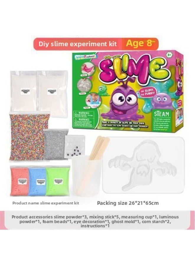Luminous Crystal Science Experiment Suit Student Educational Handmade Toys Volcanic Eruption Technology Production Materials-Specifications:Slim Experiment Suit  - Image 1