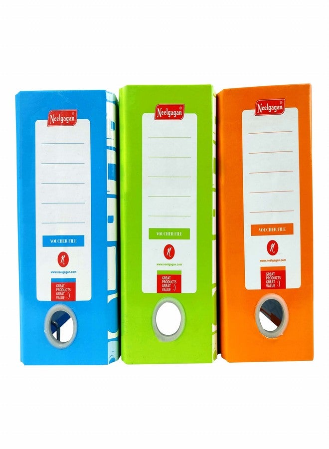 NEELGAGAN ملف فهرس نيلجاجان (ملف صندوقي ذو رافعة) رقم 1 - حجم صغير 7 بوصات، لوح متين، مقبض معدني للسحب وقضيب ضغط، عبوة من 5 قطع - مثالي لحفظ ملفات المكتب وتنظيم القرطاسية المنزلية - Image 1