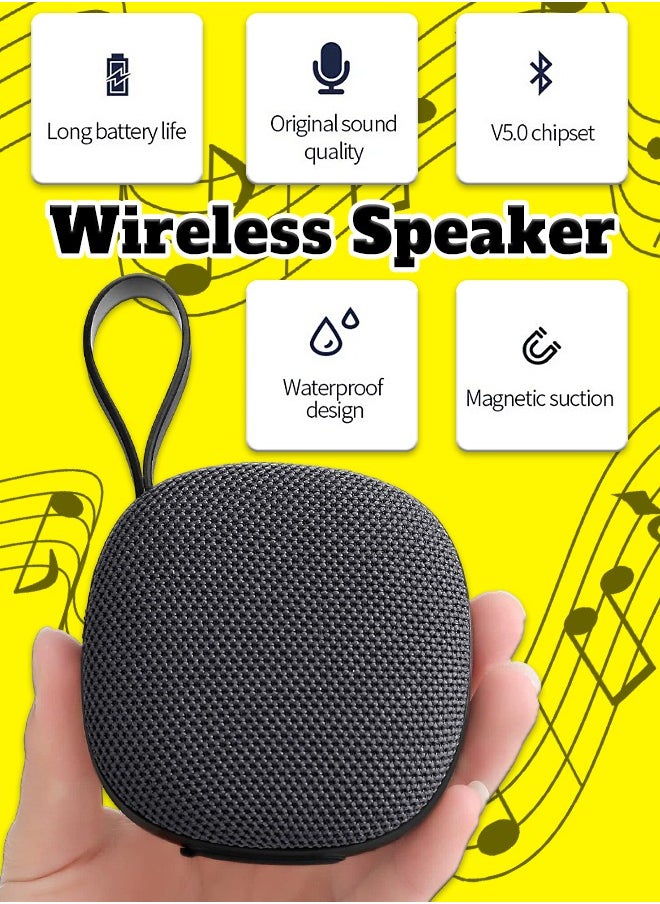 Wireless Bluetooth Speaker - Portable Mini Speaker With Battery - Deep Bass - IPX6 Waterproof - Magnetic Function - Support TF Card 