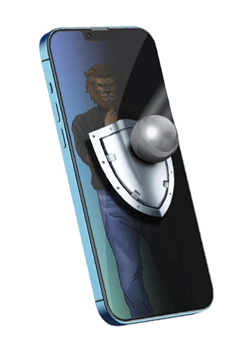 GREEN LION iPhone 11 Pro (5.8 inches) Screen Protector with 9H Steve Privacy Strong HD Glass Green Lion - Privacy  - Image 3