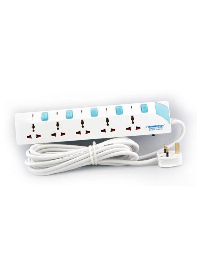 Terminator Terminator TPB‑615‑5M – 5‑Way Universal Extension Lead (5 m)  - Image 1