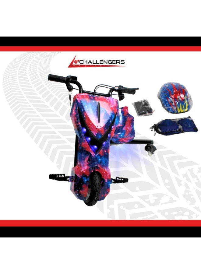 Challenger 36V big Drift Scooter with Helmet and Protective Gear - Image 1