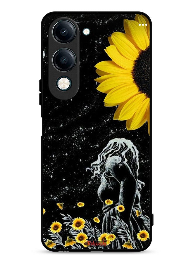Tolwak vivo Y04 Protective Case Cover Girl Look At Moon Art - Image 1