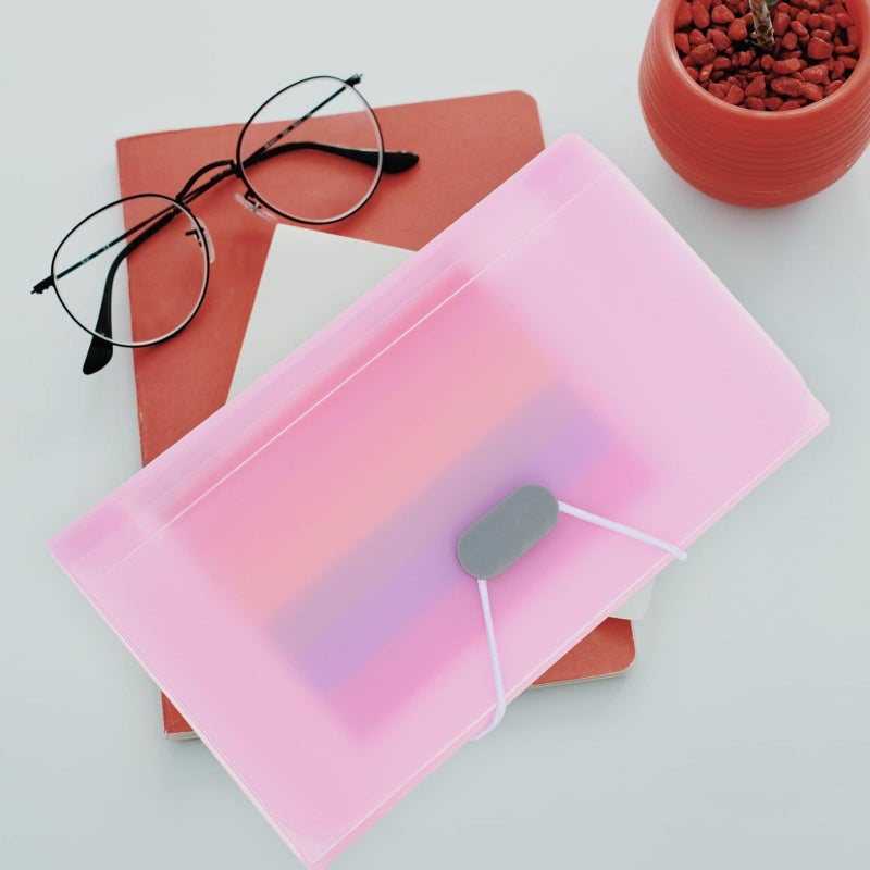 Accordion File Folder 13 Pocket A6 Bills Cash Document Organizer - Image 5