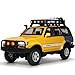 FRJV Toy Cars for Boys Diecast Cars 1 24 Scale Compatible with Land Cruiser LC80 Car Model CollectiblePull Back Toy Car with Lights and SoundsToy Cars for Boys Age 47Yellow - Image 2