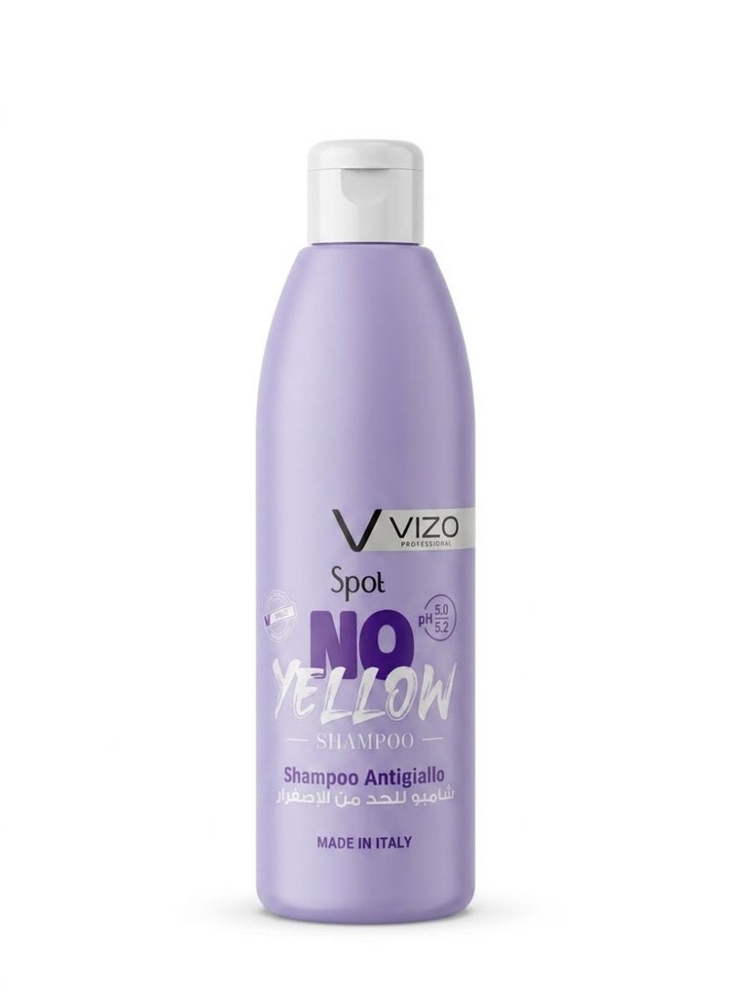 Vizo Professional Spot No Yellow Shampoo – Anti-Brass Purple Shampoo 250ML - Image 1