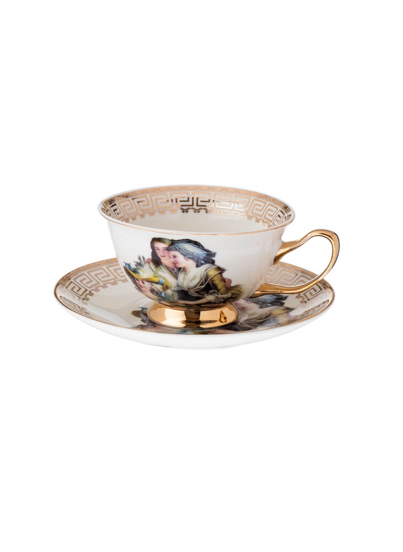 Dania - Tea Cup And Saucer Set Of 200 Ml - Image 1