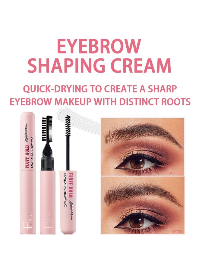 بوداير شمع الحواجب اللصق، جل تصفيف شمع الحواجب بلوم هولد لصياغة الحواجب الريشية والمرنة، جل حواجب شفاف بدون لزج، جل تثبيت الحواجب طويل الأمد، جل حواجب صحي ومقاوم للماء، تأثير لصق الحواجب للنساء - Image 2