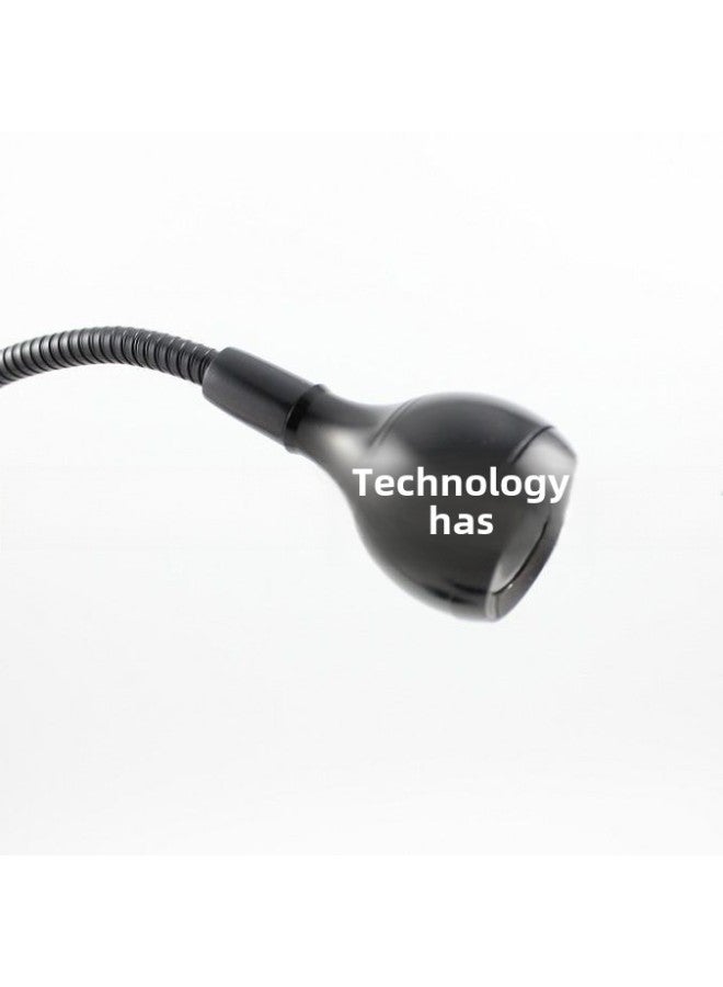 Usb Versatile Hose Clip-on Reading Lamp Creative Gift Lamp Night Market Stall Eye-protection Desk-Color:White Bag-Dimensions:warm Light  - Image 3